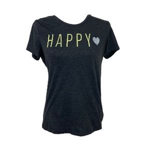 Old Navy Grey “Happy” graphic tee Size M